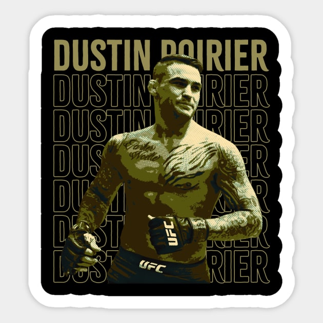 retro dustin poirier Sticker by Bintkejor